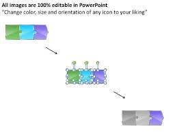 Multicolor Puzzle Piece Diagram 3 Stages Online Flow Chart