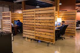 The New Digs Office Dividers Industrial Office Space Divider Wall