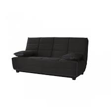 Banquette Clic Clac Noire Angel Taille 140x200 Cm Banquette Rangement Hauteur Coussin Rectangulaire