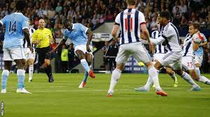 The win sees second placed city close the gap on. West Brom 0 3 Manchester City Bbc Sport