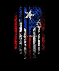 Puerto Rico And America Flag Combo Distressed Design Poster By Ockshirts Puerto Rican Flag Puerto Rico Art Puerto Rico Tattoo