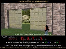 Both extreme sun and extreme cold. Second Life Marketplace Huge Heavy Duty Creepy Double Metal Gate Large Grunge Door Iron Gate G0101