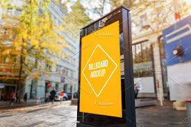 City Street Vertical Billboard Mocku In 2020 Billboard City Streets Billboard Mockup
