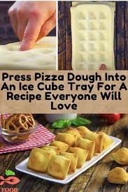 Press Pizza Dough Into An Ice Cube Tray For A Recipe Everyone Will Love In 2020 Recipes Food Health Food