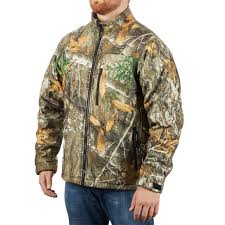 Milwaukee Mens X Large M12 12 Volt Lithium Ion Cordless Realtree Camo Heated Jacket Kit With 1 2 0ah Battery And Charger
