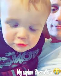 If this doesn’t make your heart want to explode then you’re a monster. Lol  😭😭❤️❤️ love my nephew you so flipping much. #RiverWaits #Nephew #Uncle  #love #family #adorable
