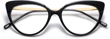 Amazon Com Cateye Blue Light Blocking Glasses Women Sojos Anti Eye Strain Computer Glasses Non Prescription Sj5056 With Black Frame Anti Blue Light Lens Clothing
