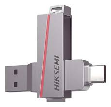 Pendrive Dual 128GB Hiksemi Metalico HS-USB-E327C-128GB-U3-SILVER