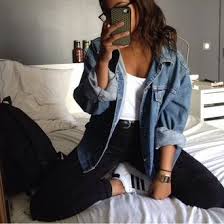 All Black And Blue Denim Jacket Jacket Oversized Denim Jacket Oversized Jacket Pants Denim Jacket Oversized Denim Vintage Blue Denim Jacket Blue Jacket Jea Clothes Fashion Streetwear Fashion