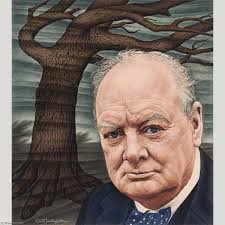 Art Reproductions Sir Winston Churchill, 1949 by Ernest Hamlin Baker  (Inspired By) (1889-1975)