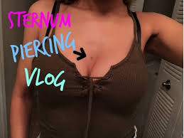 Sternum Dermal Piercing Vlog Youtube Shaped roughly like a necktie, it is one of the largest and longest flat bones of the body. sternum dermal piercing vlog youtube