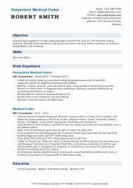 You can easily copy the format of your chosen template when you are making your own medical resume. Medical Coder Resume Samples Qwikresume