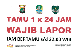 Menyangkut wajib lapor 2x24 jam bagi tamu atau pendatang baru di lingkungan rt. Five Fourteen 2016