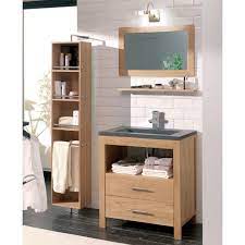 Livraison à domicile ou en point relais colis®. Salle De Bains En Pierre Naturelle Et Meuble En Chene