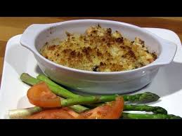 Mix macaroni, mushrooms and rest of ingredients in a 6 cup (1.6 l) buttered casserole. Seafood Casserole Recipe Youtube