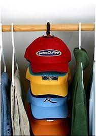 Coat And Hat Racks 22656 Baseball Cap Rack Organizer Perfect Curve Fits 18 Hat Holder Closet Hanger Store Buy It Now Cap Rack Baseball Cap Rack Cap Display