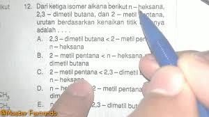 Formula estructural, formula química, semiestructural. Soal Dan Pembahasan Hidrokarbon Kenaikan Titik Didih Hidrokarbon Youtube