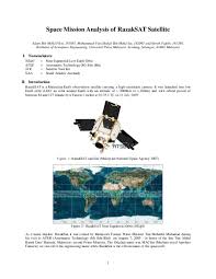 Astronautic technology (m) sdn bhd or better known as atsb was established in 1997 and is wholly owned by the minister of finance inc under the supervision of ministry of science, technology and innovation (mosti). Pdf Space Mission Analysis Of Razaksat Satellite Abeeb Fajobi And Haikal Mohd Isa Academia Edu