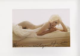 Marilyn monroe breakfast in bed vintage 1994 poster 23 x 35. Bert Stern Marilyn Monroe New Baby On The Bed Auctionlab