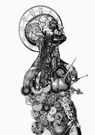Juxtapoz Magazine Engravings And Collages By Paula Braconnot Mechanical Art Art Anatomy Art