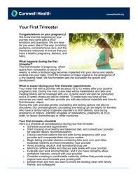 Image result for First Trimester Education