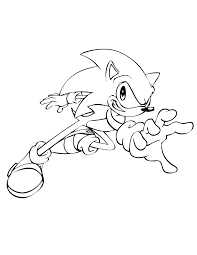 Sonic the hedgehog running coloring page to color, print and download for free along with bunch of favorite sonic the hedgehog coloring page for kids. Printable Sonic Coloring Pages Coloring Home