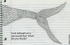 How To Draw A Mermaid Tail Step By Step Easy Drawing Art Ideas I kmow its a little stupid this instructable :( but still one of my first instructable any question ?? draw a mermaid tail step by step easy