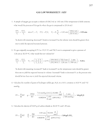 Gas law's equation symbols standard conditions conversions abbreviations. Ideal Gas Law Worksheet Nidecmege