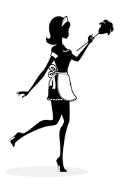 Pindrycleaningwoman Cleaning Logo Maid French Maid