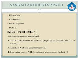 Contoh profil sekolah sd, smp, sma dengan format excel 2019 ini merupakan file terbaru akan kami bagikan pada kesempatan kali ini khususnya untuk sekolah yang belum memiliki format profil sekolah. Penyusunan Ktsp Pendidikan Anak Usia Dini Ppt Download