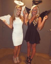 Bff Black And White Angel Costume Pin On October