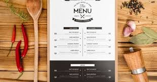 Download Top View Of Food Menu Concept Mock Up For Free In 2020 Food Menu Restaurant Brochures Menu Book