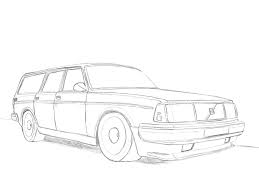 Drawing wallpapers, backgrounds, images— best drawing desktop wallpaper sort wallpapers by: Volvo 245 Turbo Drawing By Revolut3 On Deviantart