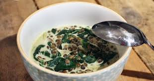 Soupe De Lentilles Vertes A La Coco Et Aux Epices Avec Images Soupe Lentilles Vertes Lentilles Vertes Soupes