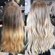 Amazing Blonde Transformation Balayage Curls Colour Correction Dark To Light Hair Brunette To Blonde Light Curls Dark To Light Hair Blonde Transformation