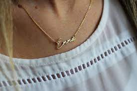 Personalized Handwrite Necklace Modern Name Necklace Custom Name Necklace Custom Initial Necklace Dainty Name Necklace Delicate Handwritten Necklace Modern Necklaces Necklace