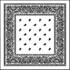 Black And White Paisley Bandana Xl White Paisley Bandana 27 Cotton Super Big Bandanna Scarve Scarf Head Wrap Paisley Bandana Bandana Design
