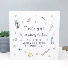 First republic bank announced it was named the winner of the national bank category by family wealth report. Personalised First Day At Secondary School Card First Day At Etsy Secondary School School Today Schools First