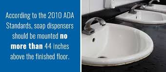 Ada (the americans with disabilities act) is a law concerning discrimination against people with disabilities in public areas. Ada Bathroom Design Handicap Compliant One Point Partition