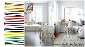 Made from plastic, this dining table is supported by a pedestal base with four flared legs and a cylindrical connector below the tabletop. 3 Of The Best Hairpin Legs For Table Desk And Dining Table Of 2021