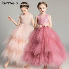 Check spelling or type a new query. Buy Elegant Formal Dress Girls Clothing Flower Girls Wedding Evening Clothes Kids Dresses For Girls Princess Party Long Gown 3 14yrs Cicig