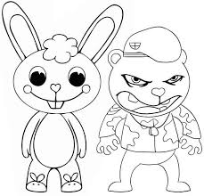 Pin On Happy Tree Friends Coloring Pages