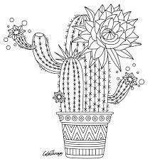 Cactus coloring page from wild west category. 54 Cactus Succulents Coloring Pages Ideas Coloring Pages Colouring Pages Cactus