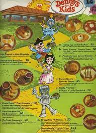 Pin By Jen Me On Gen X Oc Childhood Kids Menu Menu Restaurant Denny S Restaurant