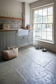 Large Format Tiles Slate Kitchen Kitchen Flooring Home Kitchens