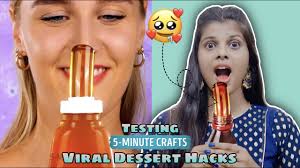 We may earn commission from links on this page, but we only recommend products we back. Testing Out Viral Dessert Recipes Hacks By 5 Minute Crafts Jenni S Hacks Recipe Learn