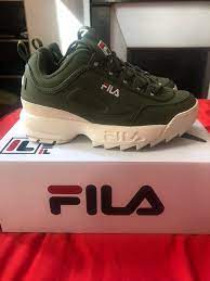 When fila was first founded in 1911, the two brothers objective was to take the best components and ingredients to create the best end product. Fila Disruptor Kaki Vinted