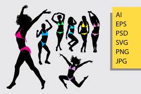 Download Bikini Silhouette Graphic By Cove703 Creative Fabrica PSD Mockup Templates