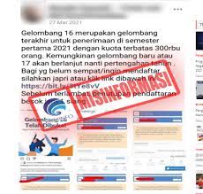 Informasi itu juga menyebutkan soal gelombang 16 adalah gelombang terakhir semester i, kemudian menawarkan kesempatan bagi yang belum sempat mendaftar dengan menyertakan tautan yang. Cek Fakta Benarkah Pendaftaran Kartu Prakerja Gelombang 17 Segera Dibuka Kabar Megapolitan