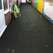 And if the tiles do get too hot underfoot, go ahead and soak them. Rubber Tile Black 4pk Rubber Play Tiles